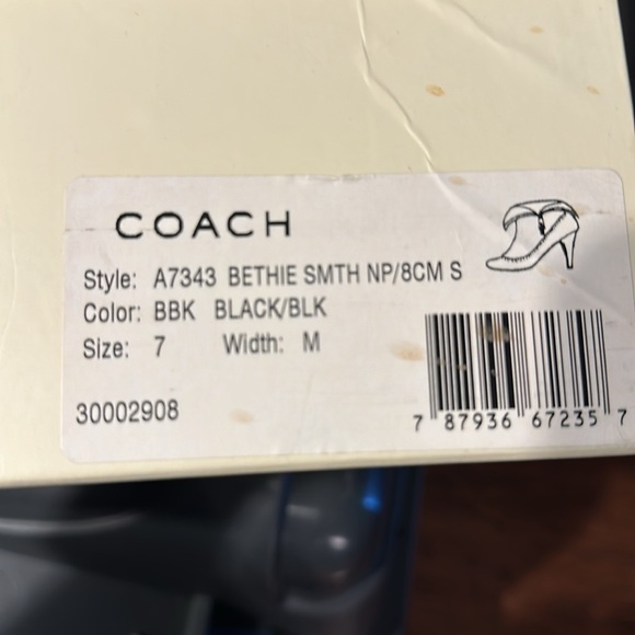 Coach Leather Boots - Picture 6 of 6